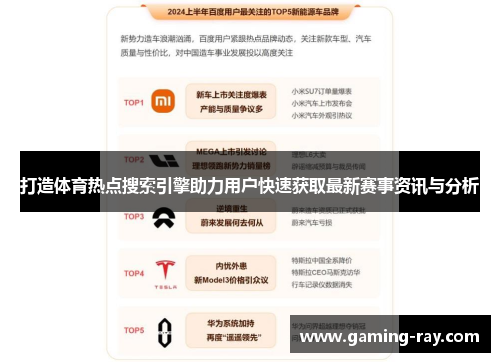 打造体育热点搜索引擎助力用户快速获取最新赛事资讯与分析 打造体育热点搜索引擎助力用户快速获取最新赛事资讯与分析