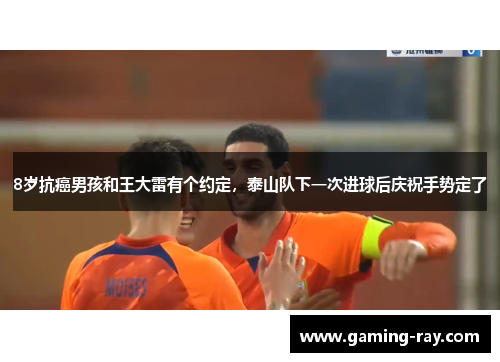 8岁抗癌男孩和王大雷有个约定，泰山队下一次进球后庆祝手势定了